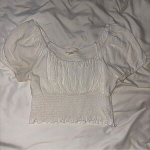 pacsun white blouse top